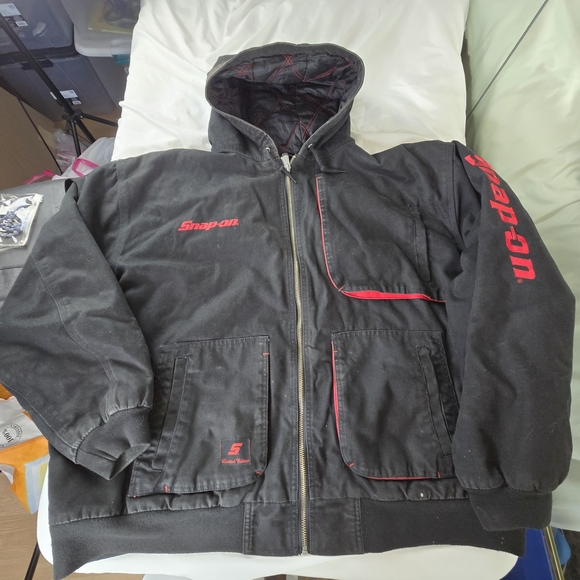 Snap-On Field automotive hoodie coat 3XL black red - Picture 9 of 17